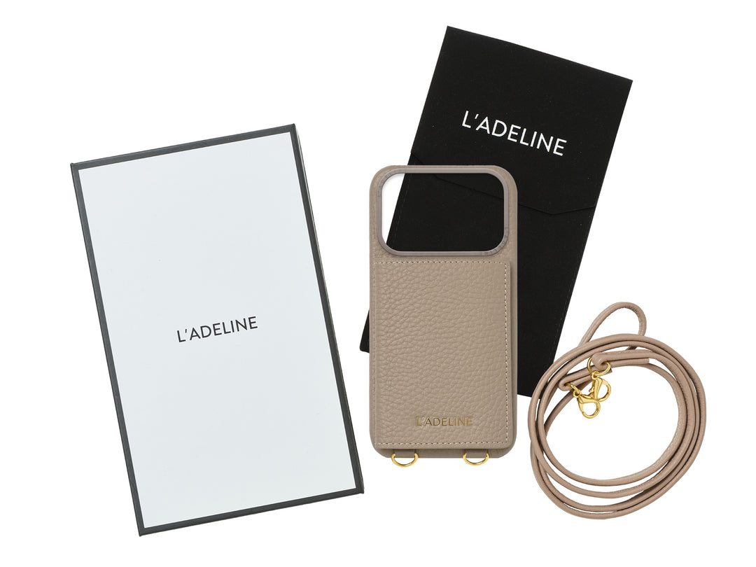 Shoulder Strap 4Cards Case iPhone17 Pro – L'ADELINE Shop