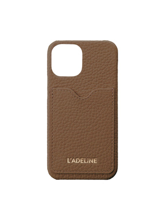 L'ADELINE グレー iPhoneケース L'ADELINE グレー iPhoneケース カードポケット付き
